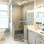 corner glass walk in shower