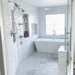 glass wet room shower and tub combo