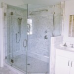 neo angle glass shower