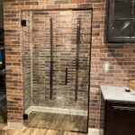 glass wine cellar door