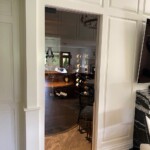 wine cellar door in home